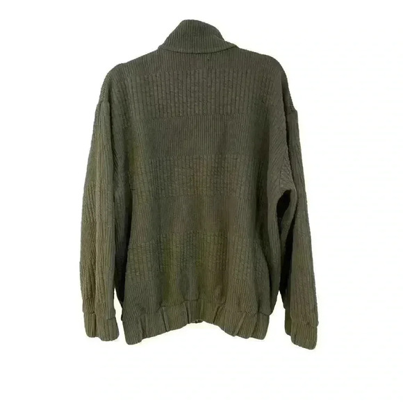 FOR DAYS Ladies Large Olive Green Cotton Blend Bomber Jacket - Picture 2 of 4